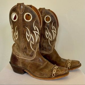 Justin Boots Bent Rail Square Toe Western Boots